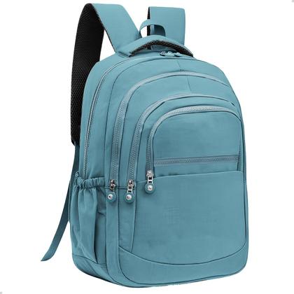 Imagem de Mochila Escolar Bolsa Grande Feminina Com Espaço Para Notebook Dia a Dia Trabalho Faculdade
