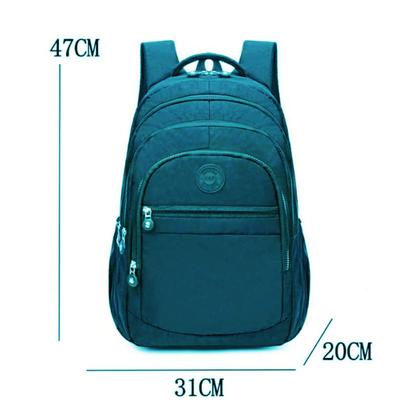 Imagem de Mochila Escolar Bolsa Grande Feminina Com Espaço Para Notebook Dia a Dia Trabalho Faculdade