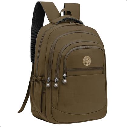 Imagem de Mochila Escolar Bolsa Grande Feminina Com Espaço Para Notebook Dia a Dia Trabalho Faculdade