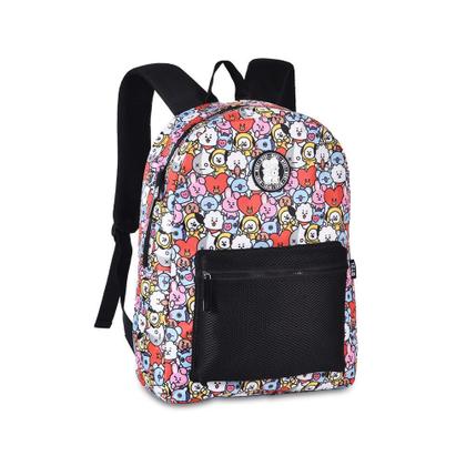 Imagem de Mochila Escolar Bt21 Bts Kpop Licenciada Lançamento