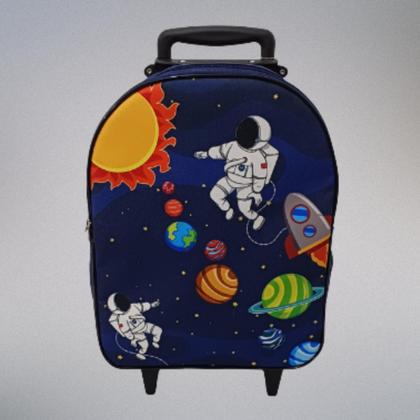 Imagem de Mochila escolar carrinho Astronauta