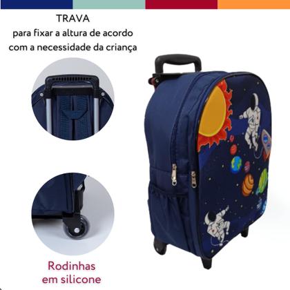 Imagem de Mochila escolar carrinho Astronauta