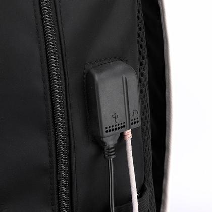 Imagem de Mochila Escolar Com Porta Usb À Prova D'água Estilo Kawai Juvenil Coreano com Chaveiro Pelúcia