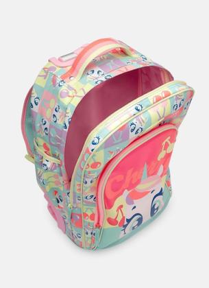 Imagem de Mochila Escolar Com Rodinha Unicórnio Cherry Puket