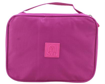 Imagem de Mochila Escolar com Rodinhas Menina Bolsa Infantil Lancheira térmica e Estojo Grande