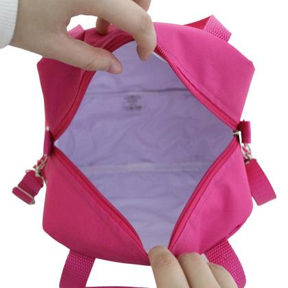 Imagem de Mochila Escolar com Rodinhas Menina Bolsa Infantil Lancheira térmica e Estojo Grande