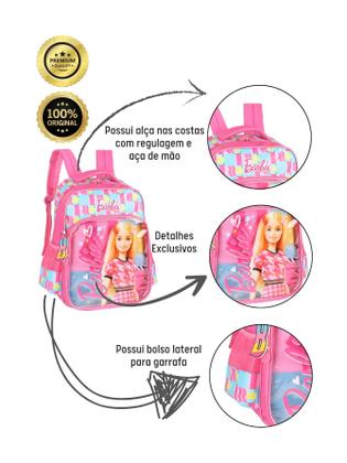 Imagem de Mochila Escolar Costas Barbie PopSatr IS41441