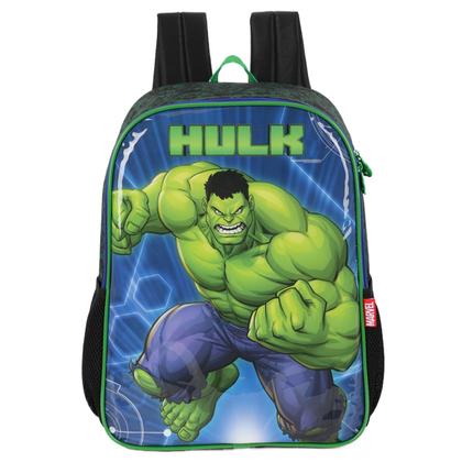 Imagem de Mochila Escolar De Alças Incrível Hulk + Estojo Duplo Marvel