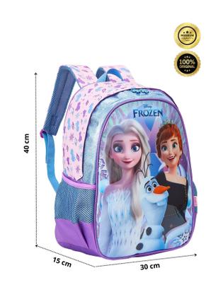 Imagem de Mochila Escolar De Costas Frozen Elsa Anna Original 13182