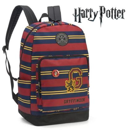 Imagem de Mochila Escolar de Costas Harry Potter Azul e Vinho Luxcel