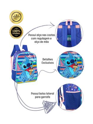 Imagem de Mochila Escolar de Costas Lilo Stitch 
