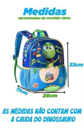 Imagem de Mochila Escolar De Costas Looloo Kids Zigaloo Toca E Rabinho