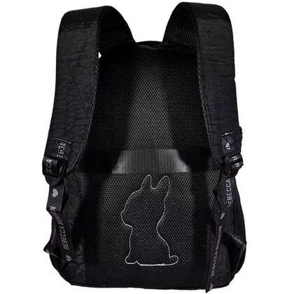 Imagem de Mochila Escolar de Costas Rebecca Bonbon Lançamento Oficial Preta RB24514