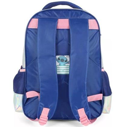 Imagem de Mochila Escolar de Costas STITCH Holografica Silver Luxcel