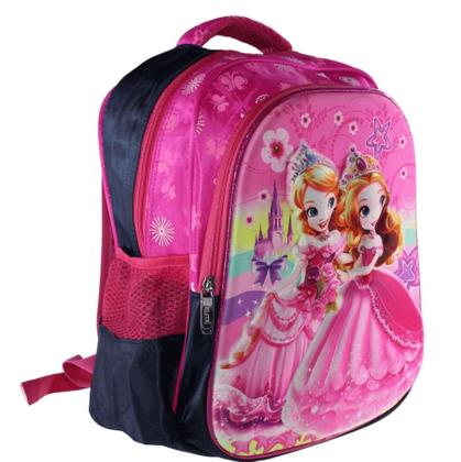 Imagem de Mochila escolar de Princesa 3D de costas infantil menina