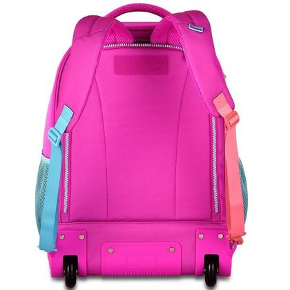 Imagem de Mochila Escolar de Rodinhas Luluca Clio STYLE LU24599 Rosa