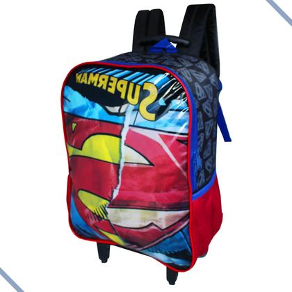Imagem de Mochila Escolar De Rodinhas Superman Dc Comics Infantil