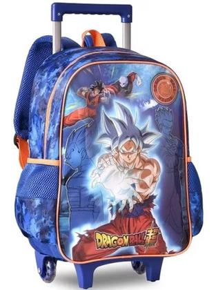 Imagem de Mochila Escolar Dragon Ball com Lancheira,infantil,Azul