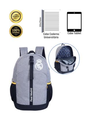 Imagem de Mochila Escolar Esportiva De Costas Real Madrid Oficial