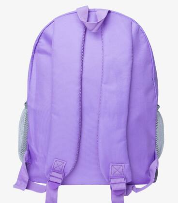 Imagem de Mochila Escolar Feminina Com Bolinhas Clio Roxo