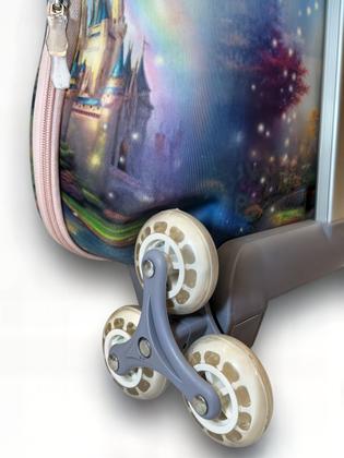 Imagem de Mochila Escolar Feminina Infantil de Rodinhas com Estojo e Lancheira Priscess