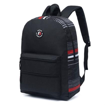 Imagem de Mochila Escolar Ferrazzi Masculina Resistente Universitária Grande e Confortável para Trabalho