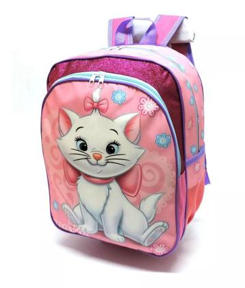 Imagem de Mochila Escolar Gatinha Marie Costas G Meninas Boleto F5