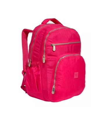 Imagem de Mochila Escolar Grande Em Naylon Tactel Reforçada Crinkle