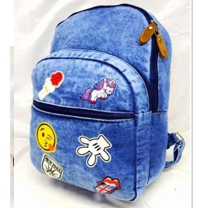 Imagem de Mochila Escolar Grande Jeans Tw202