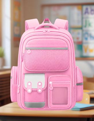 Imagem de Mochila Escolar Grande Juvenil Menino Menina Acolchoada Espaço Notebook