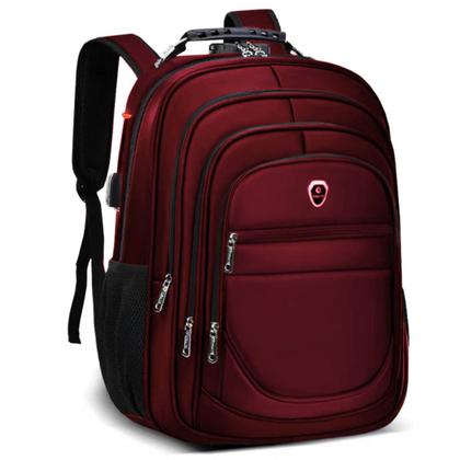 Imagem de Mochila Escolar Grande Masculina Executiva Trava Com Senha