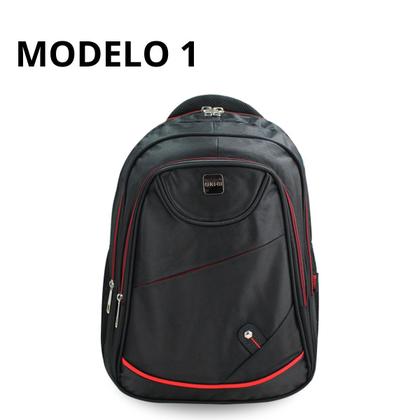 Imagem de Mochila Escolar Grande Masculina Feminina Trabalho Faculdade Executiva Espaço Notebook