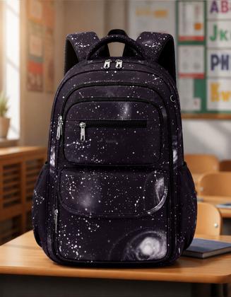 Imagem de Mochila Escolar Grande Masculina Infantil Meninos Espaço Para Notebook Garrafa