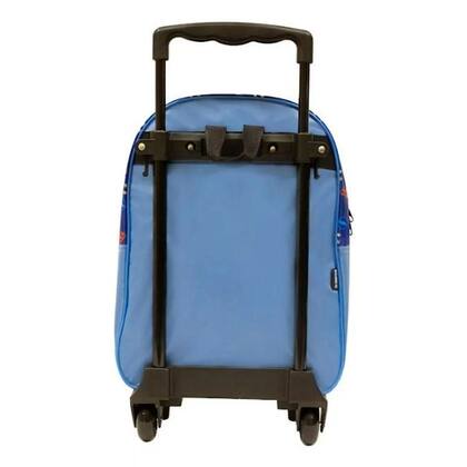 Imagem de Mochila Escolar Infantil com Rodinhas Liga da Justiça 10730 Azul - Xeryus