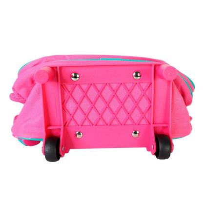 Imagem de Mochila escolar Infantil Com Rodinhas Unicórnio  Rosa