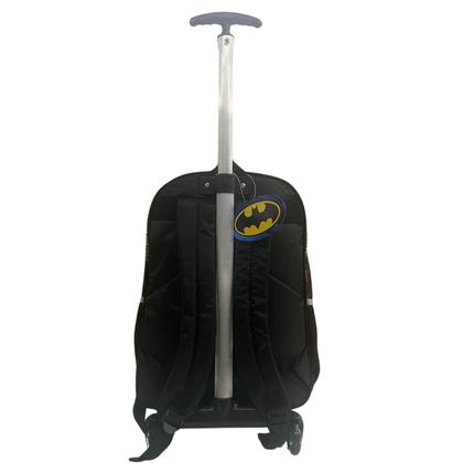 Imagem de Mochila Escolar Infantil De Rodinhas Do Batman Preto 2025