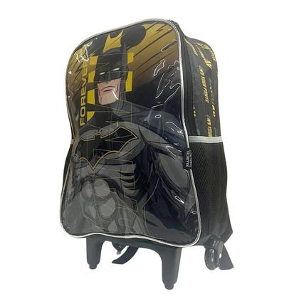 Imagem de Mochila Escolar Infantil De Rodinhas Do Batman Preto 2025