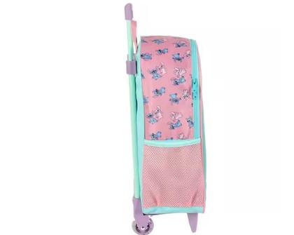 Imagem de Mochila Escolar Infantil de Rodinhas Stitch IC41532SC Luxcel - Verde Vibrante