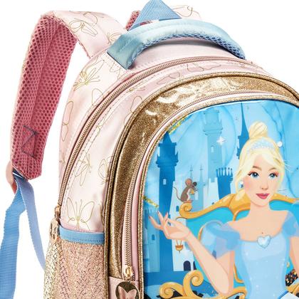 Imagem de Mochila Escolar Infantil Feminina Princesa Meninas Passeio