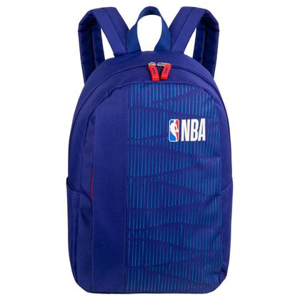 Imagem de Mochila Escolar Infantil Juvenil NBA Oficial Licenciada Sestini Azul Marinho