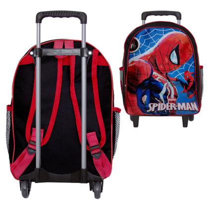 Imagem de Mochila Escolar Infantil Masculina Homem Aranha de Rodinha