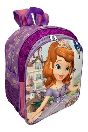 Imagem de Mochila Escolar Infantil Meninas Princesa Sofia Costas G F5