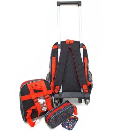 Imagem de Mochila Escolar Kit Infantil Fast Machine Fm3501Kt