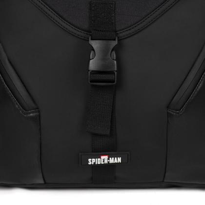 Imagem de Mochila Escolar Masculina Infantil Homem Aranha Preta