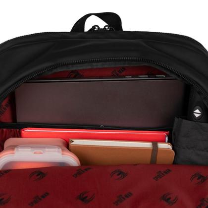 Imagem de Mochila Escolar Masculina Infantil Homem Aranha Preta