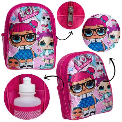 Imagem de Mochila Escolar Menina com Lancheira Infantil LOL Surprise