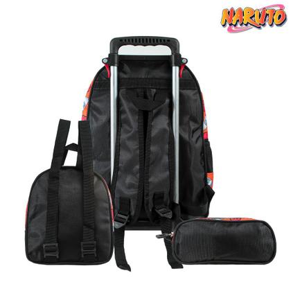 Imagem de Mochila Escolar Naruto Clássico Rodinha Kit Lancheira+Estojo