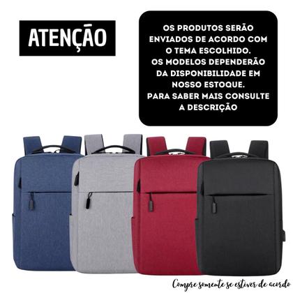 Imagem de Mochila Escolar Notebook Executiva Adulto Masculina Feminina Bolsa Resistente com UBS