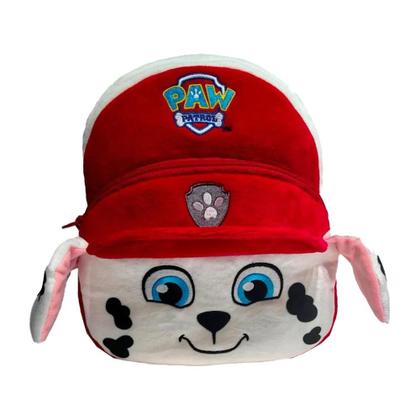 Imagem de Mochila Escolar Patrulha Canina Pelucia Marshall Em Pelucia 7 Litros Bag Infantil Com Zíper
