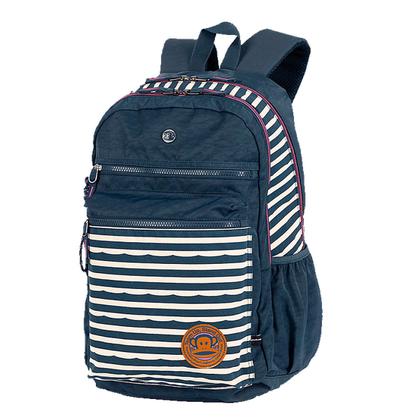 Imagem de Mochila Escolar Paul Frank World 2 Compartimentos Azul Marin